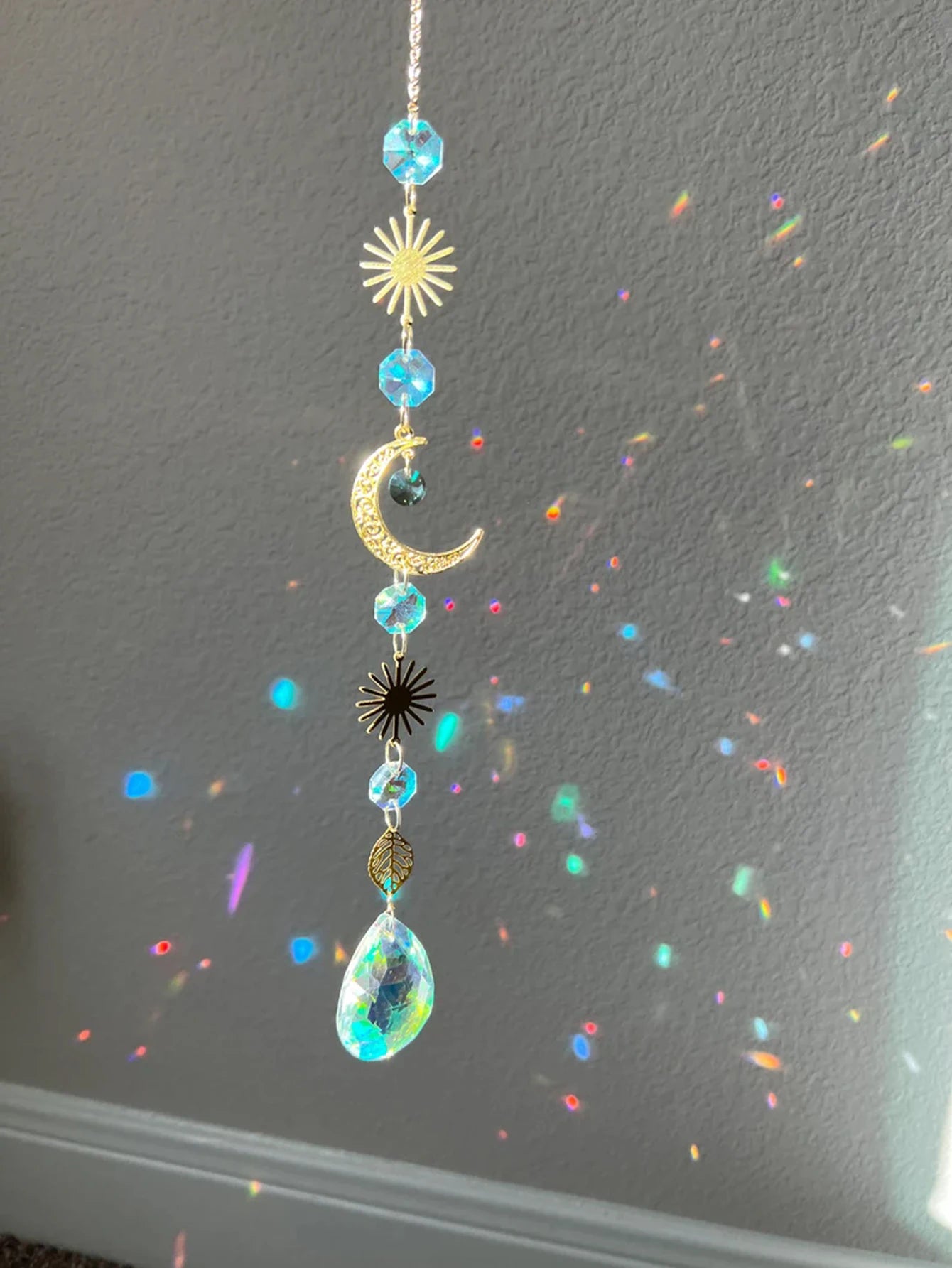 Sun & Moon Prism Pendant