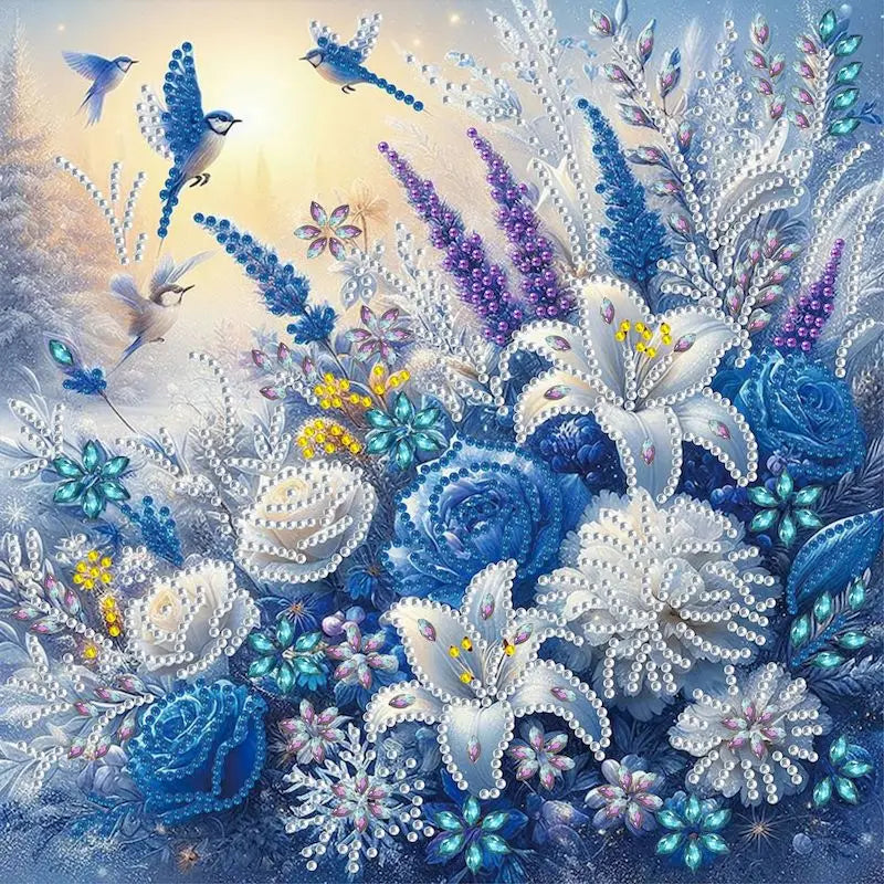 Butterfly Diamond Painting Kit – Special Shape 5D Diamond Art for Adults & Beginners | 30x30cm
