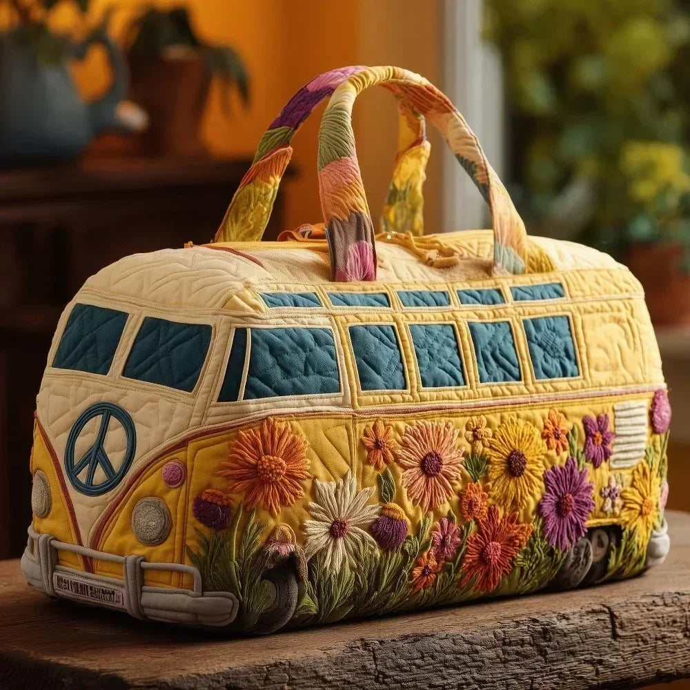 Quilted Travel Duffle Tote Bag | 30 Styles | Beach, Gym & Hiking