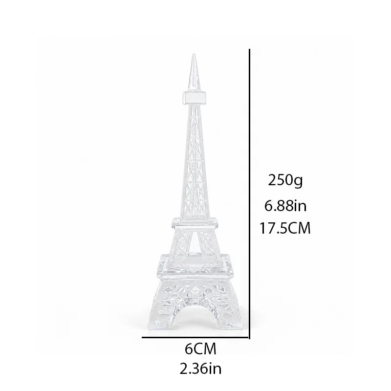 Eiffel Tower Crystal LED Figurine