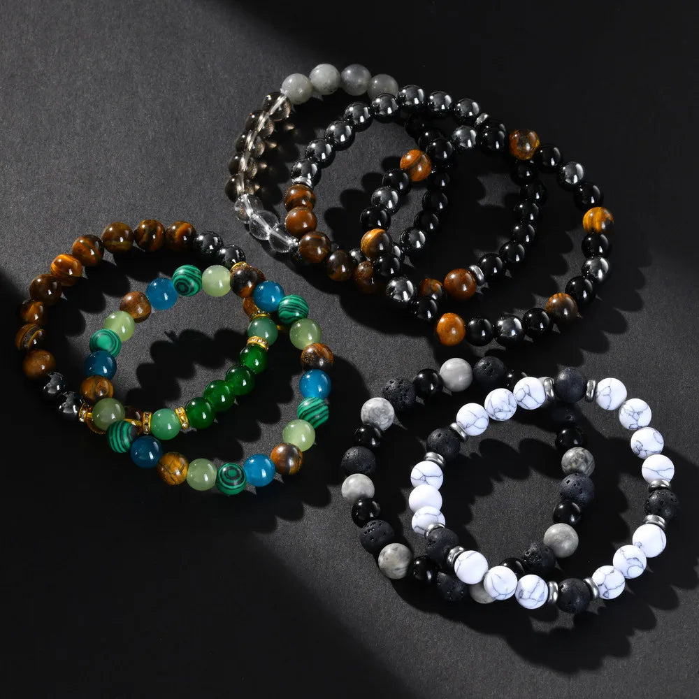 Natural Stone Bead Bracelet