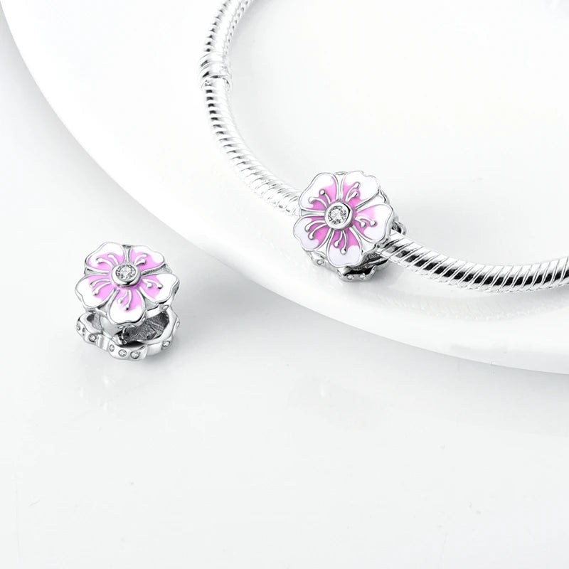925 Silver Nature & Animal Charms – Butterfly, Floral & Woodland Pendants for Bracelets