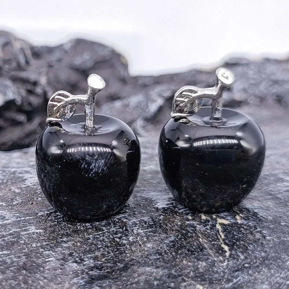 Mini Crystal Apple Gift Set | 7-Piece Stone Collection