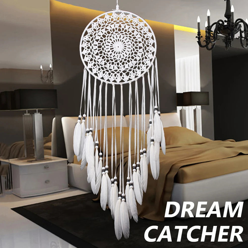 Boho Dream Catcher | Handmade Wall Hanging for Bedroom, Kids Room & Home Décor