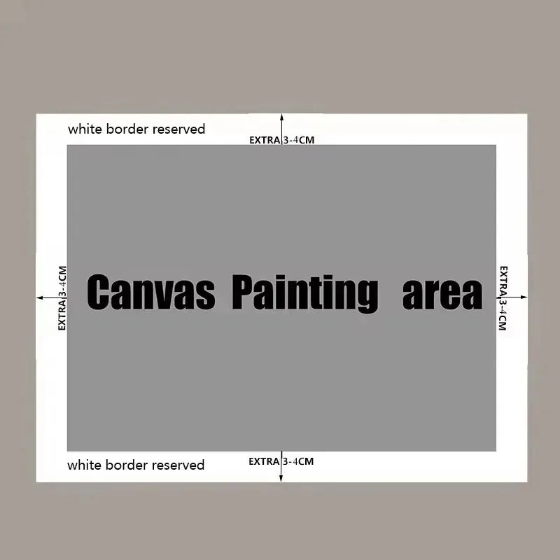 Wildflower Meadow Tall Canvas Print | Vertical Abstract Wall Art