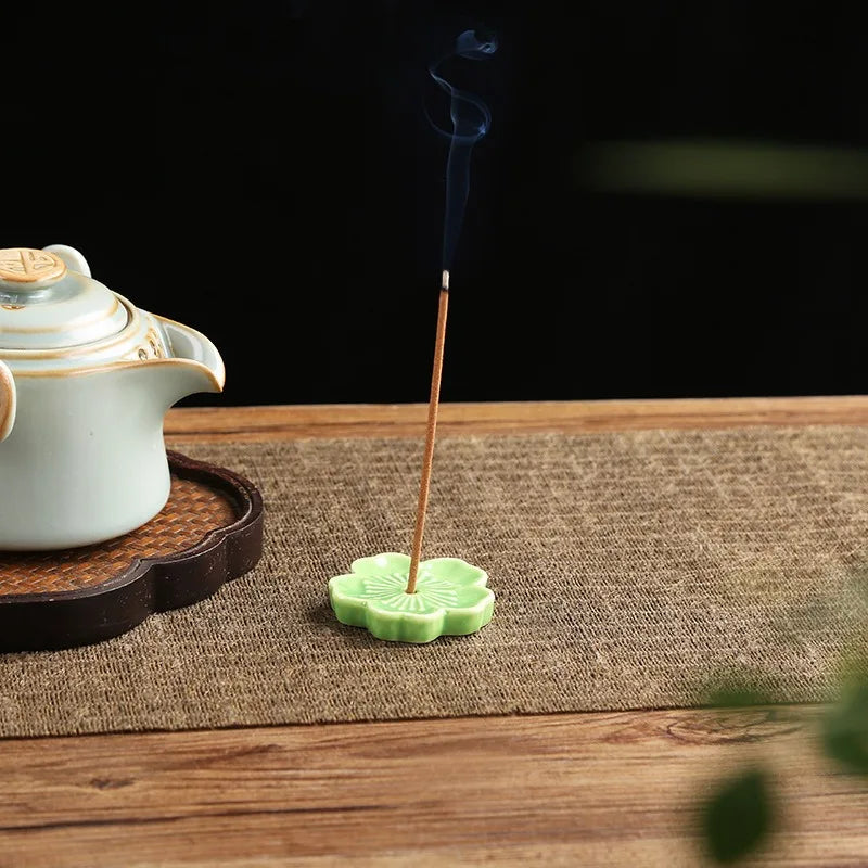 Ceramic Cherry Blossom Incense Holder & Wax Melt Burner