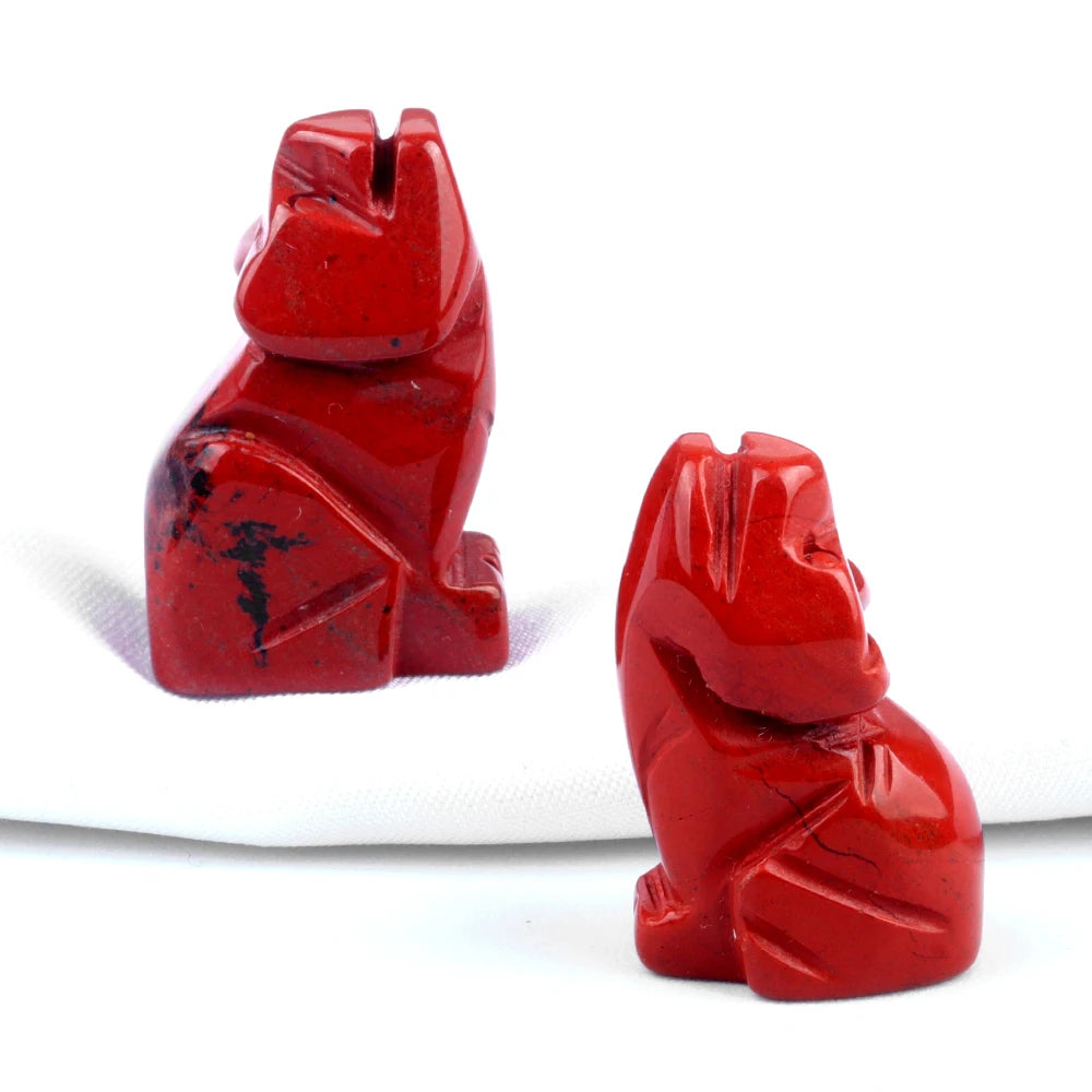 Mini Carved Dog Figurine | Tiny Puppy Keepsake