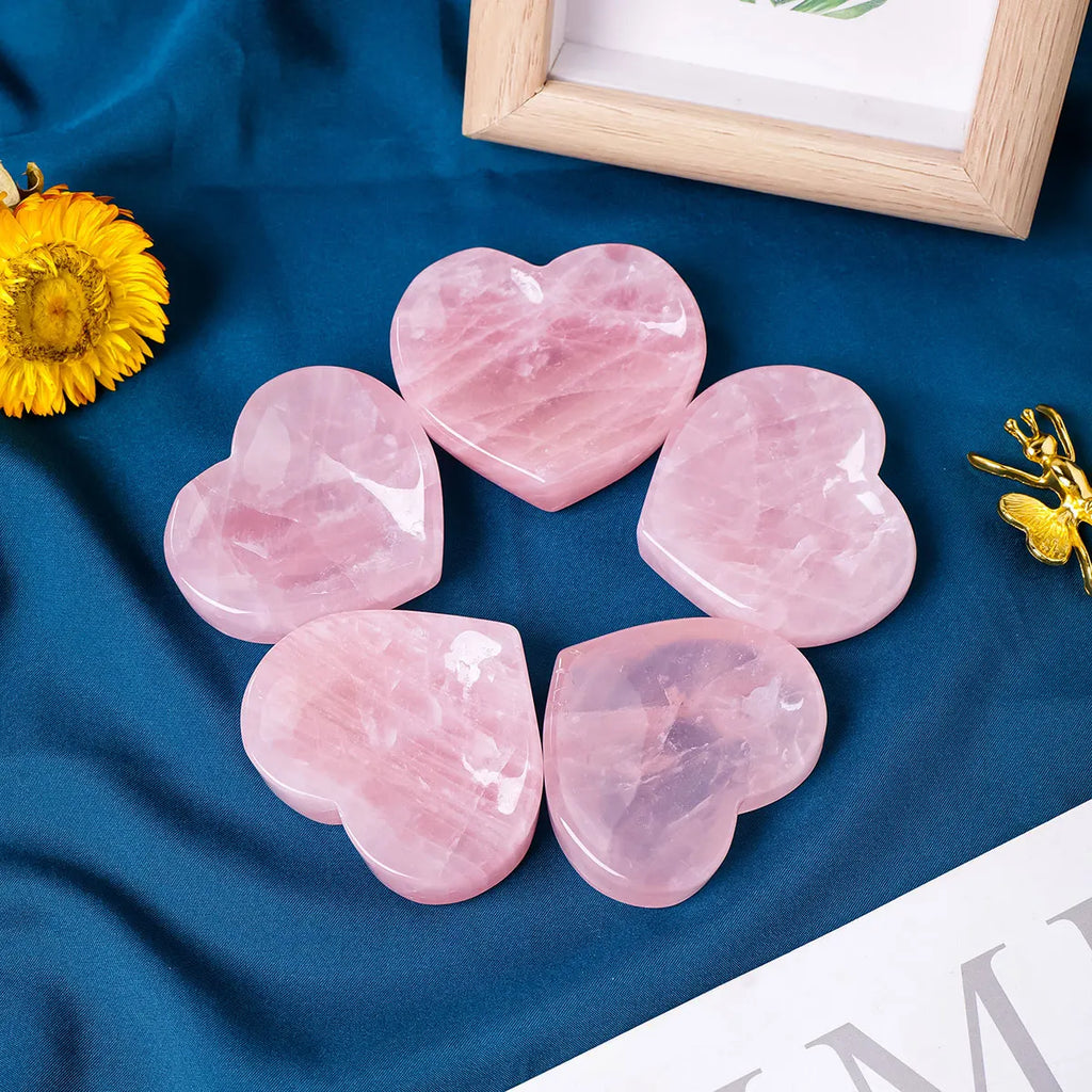 Rose Quartz Love Bowl | Natural Crystal Meditation & Altar Dish