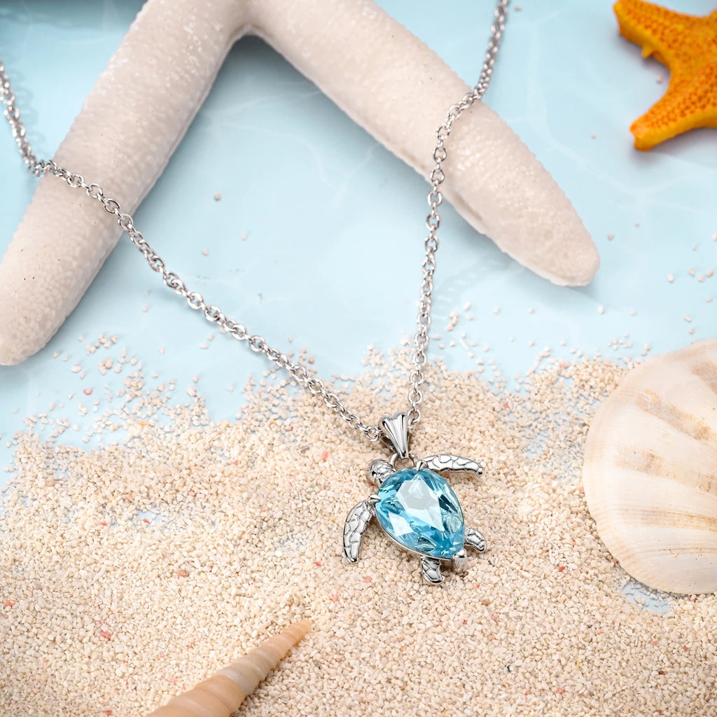 925 Sterling Silver Crystal Pendant Necklace — Minimalist Spiritual Jewelry