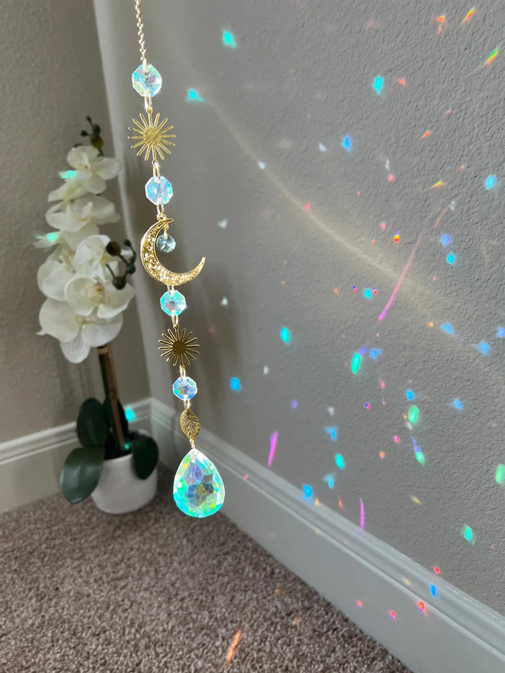 Sun & Moon Prism Pendant