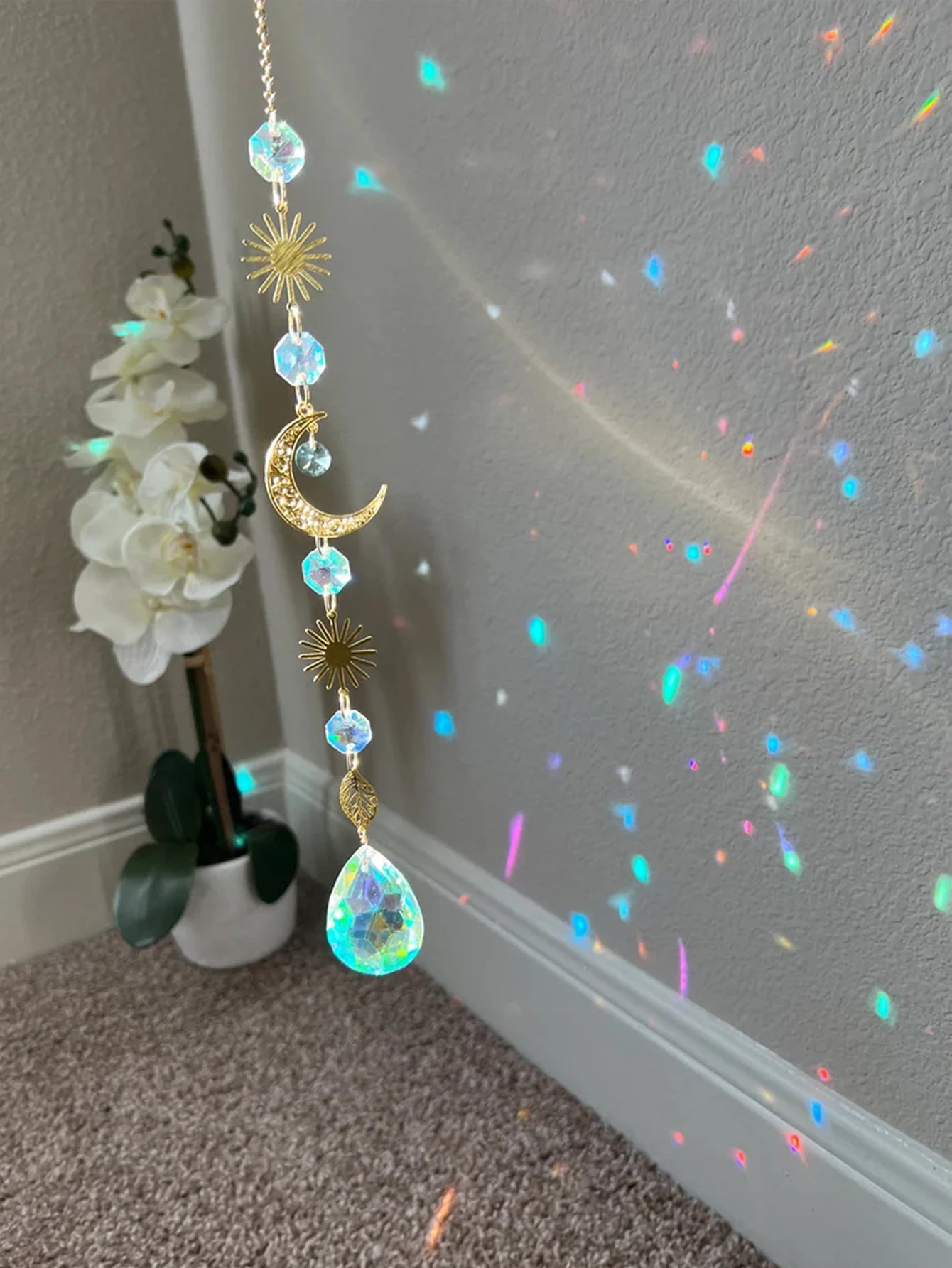 Sun & Moon Prism Pendant