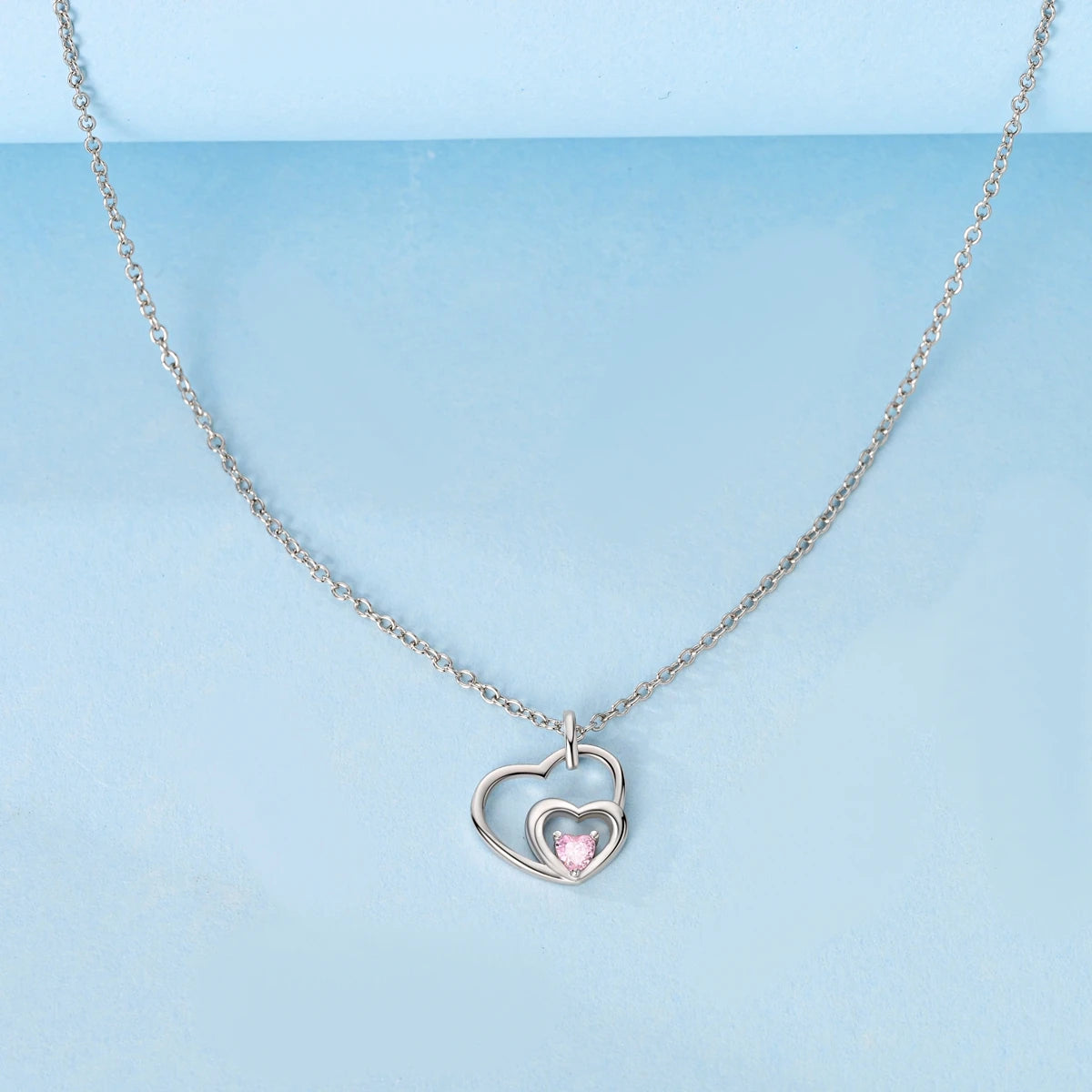 925 Sterling Silver Crystal Pendant Necklace — Minimalist Spiritual Jewelry