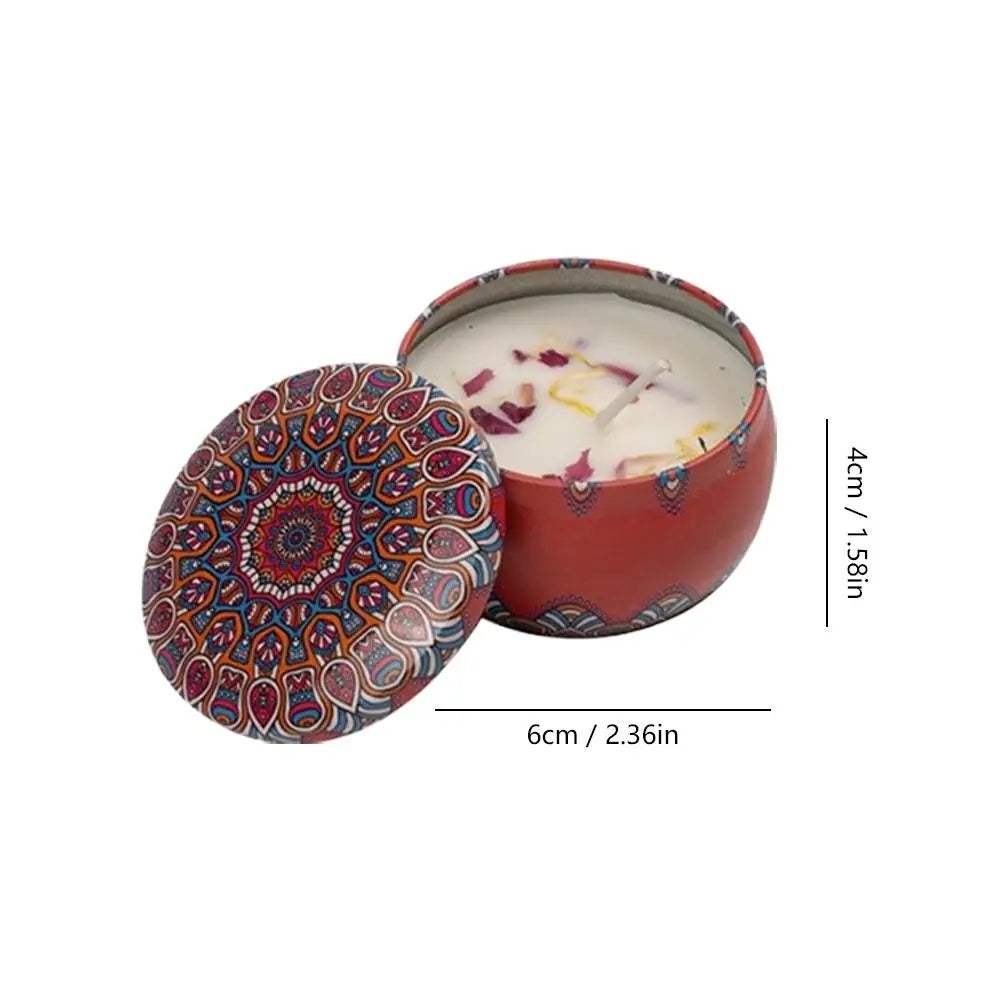 Dried Flower Scented Candles for Aromatherapy