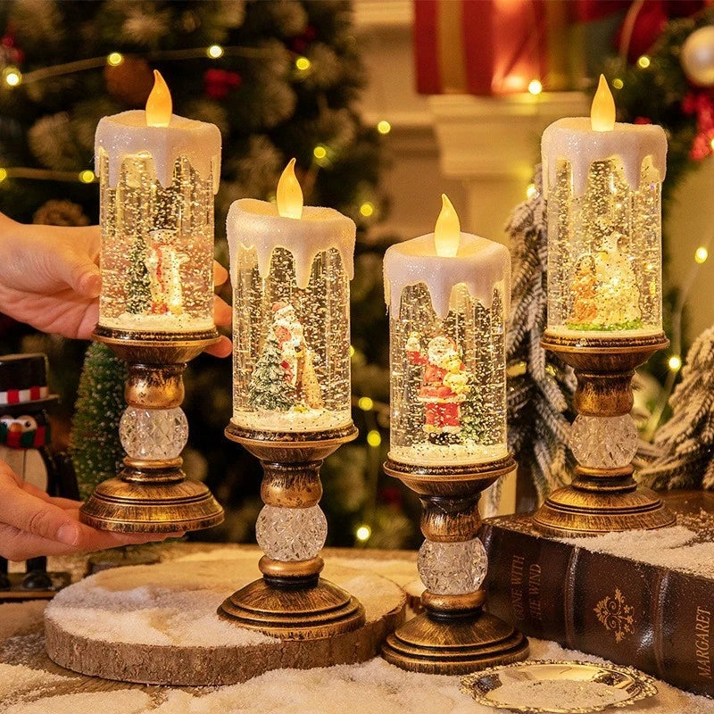 Christmas Snowflake Wind Lamp Decoration