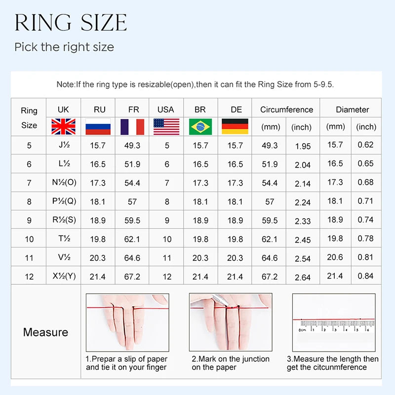 925 Sterling Silver Zircon Oval Ring