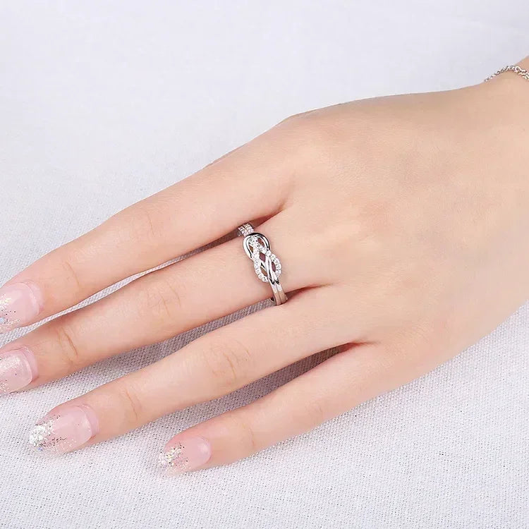 Infinity Love Knot Ring | 925 Sterling Silver