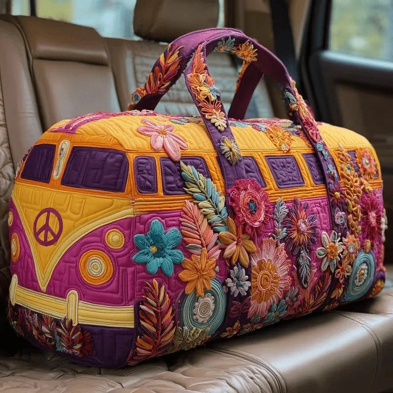 Quilted Travel Duffle Tote Bag | 30 Styles | Beach, Gym & Hiking