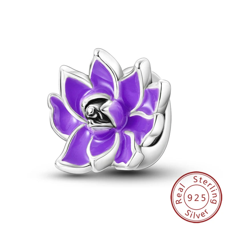 925 Silver Nature & Animal Charms – Butterfly, Floral & Woodland Pendants for Bracelets
