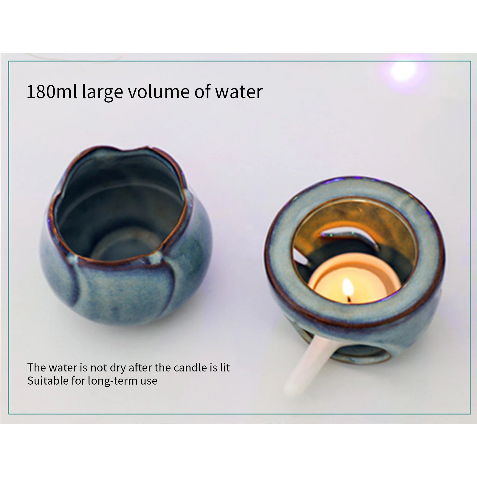Aromatherapy Tulip Shaped Ceramic Incense Burner