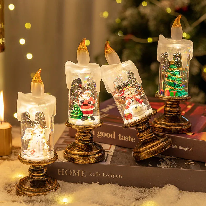 Christmas Snowflake Wind Lamp Decoration