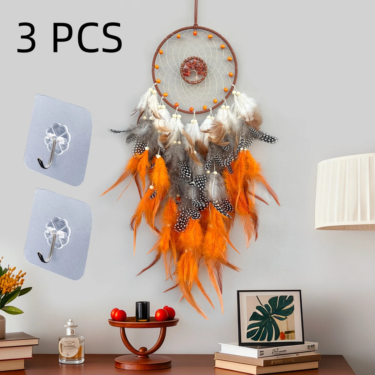 Dreamcatcher Wind Chime | Boho Home Decor for Bedroom & Living Room