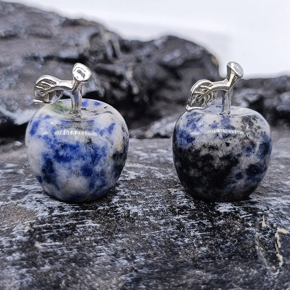 Mini Crystal Apple Gift Set | 7-Piece Stone Collection