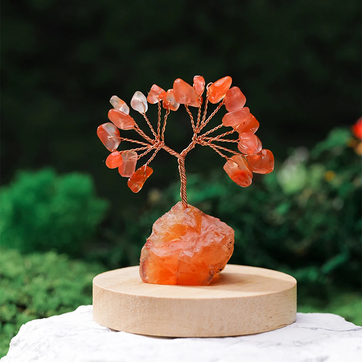Natural Gemstone Crystal Lucky Tree