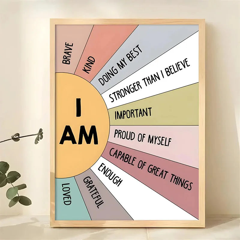 Motivational Quote Canvas Print | Minimalist Wall Art for Home & Office