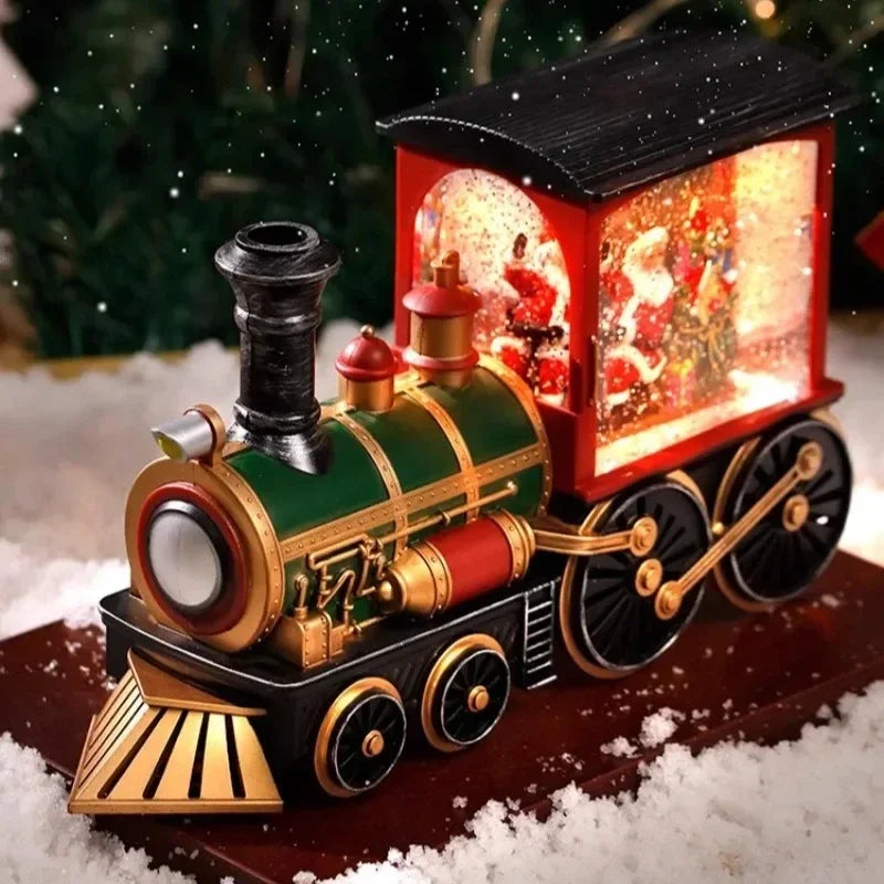 Light-Up Christmas Scene Decorations | Trains & Phone Booths