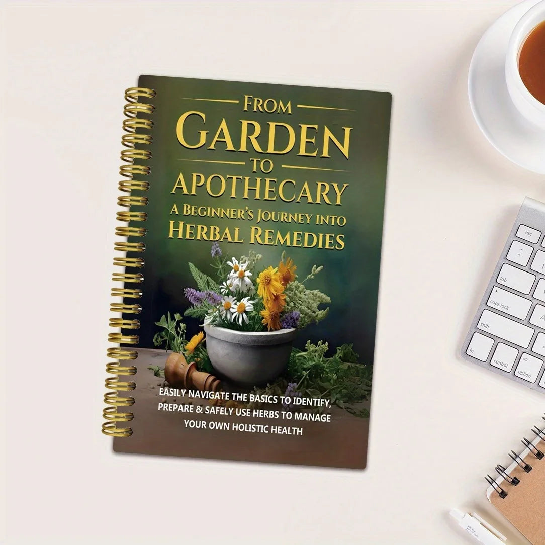 Herbal Remedies Wellness Book | Beginner's Guide from Garden to Apothecary