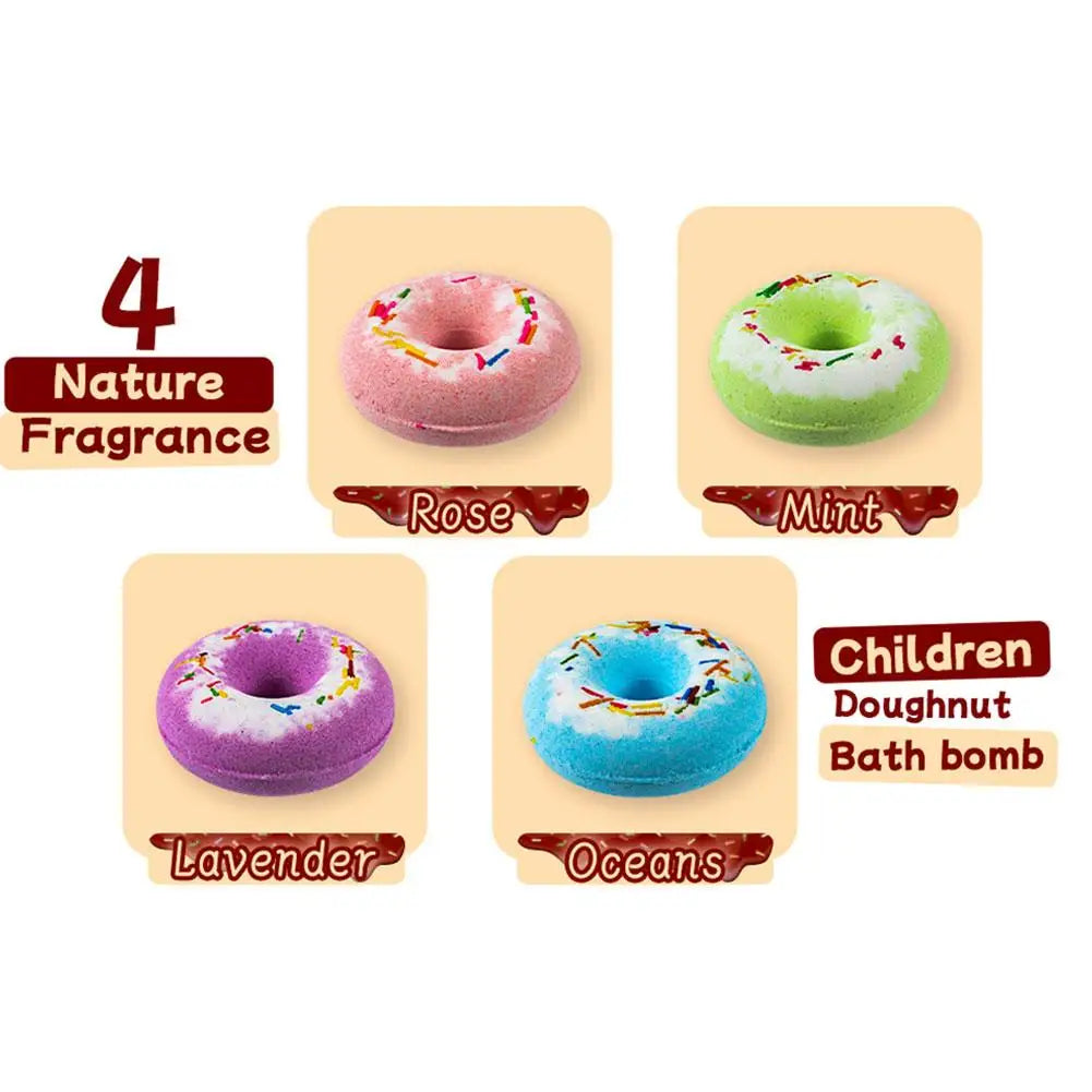 Donut Bath Bombs with Surprise Toys