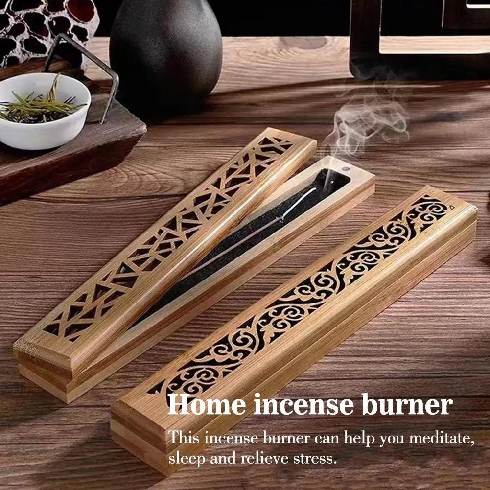 Natural Bamboo Incense Burner