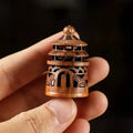 Hollow Carved Wood Aromatherapy Diffuser | Boho Fragrance Decoration