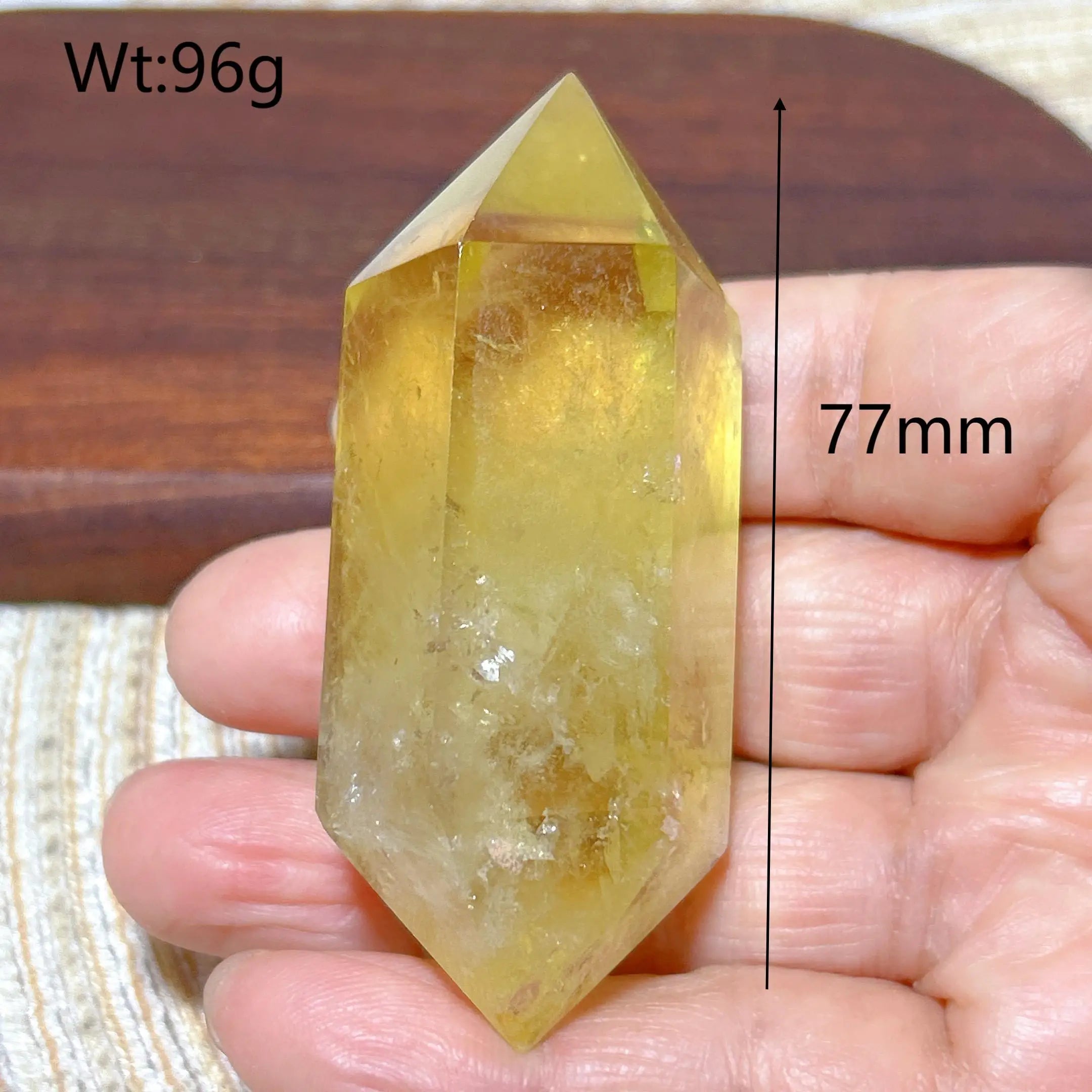 Smoky Citrine Double Tower Crystal