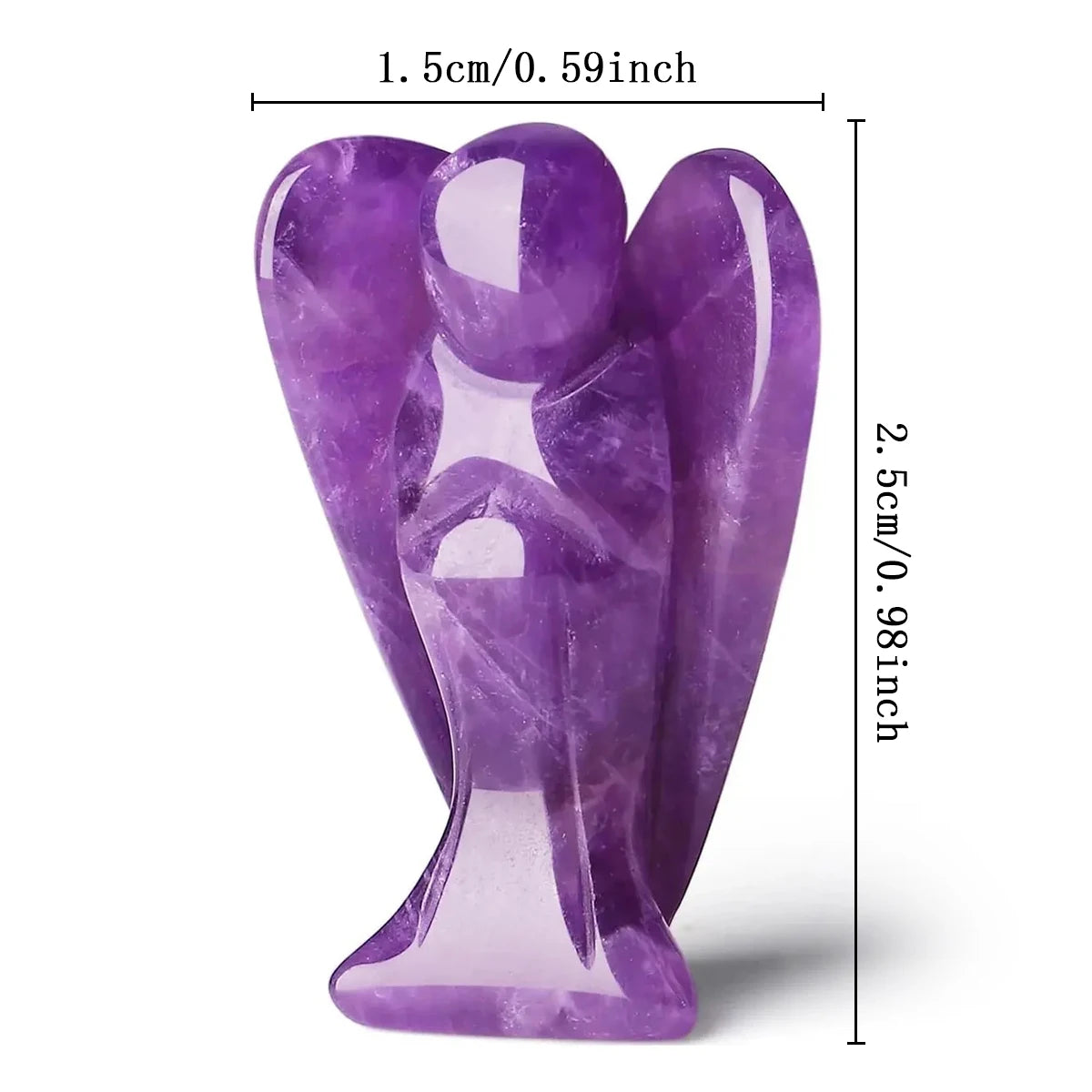 Mini Angel Figurine | 1-Inch Decorative Carving