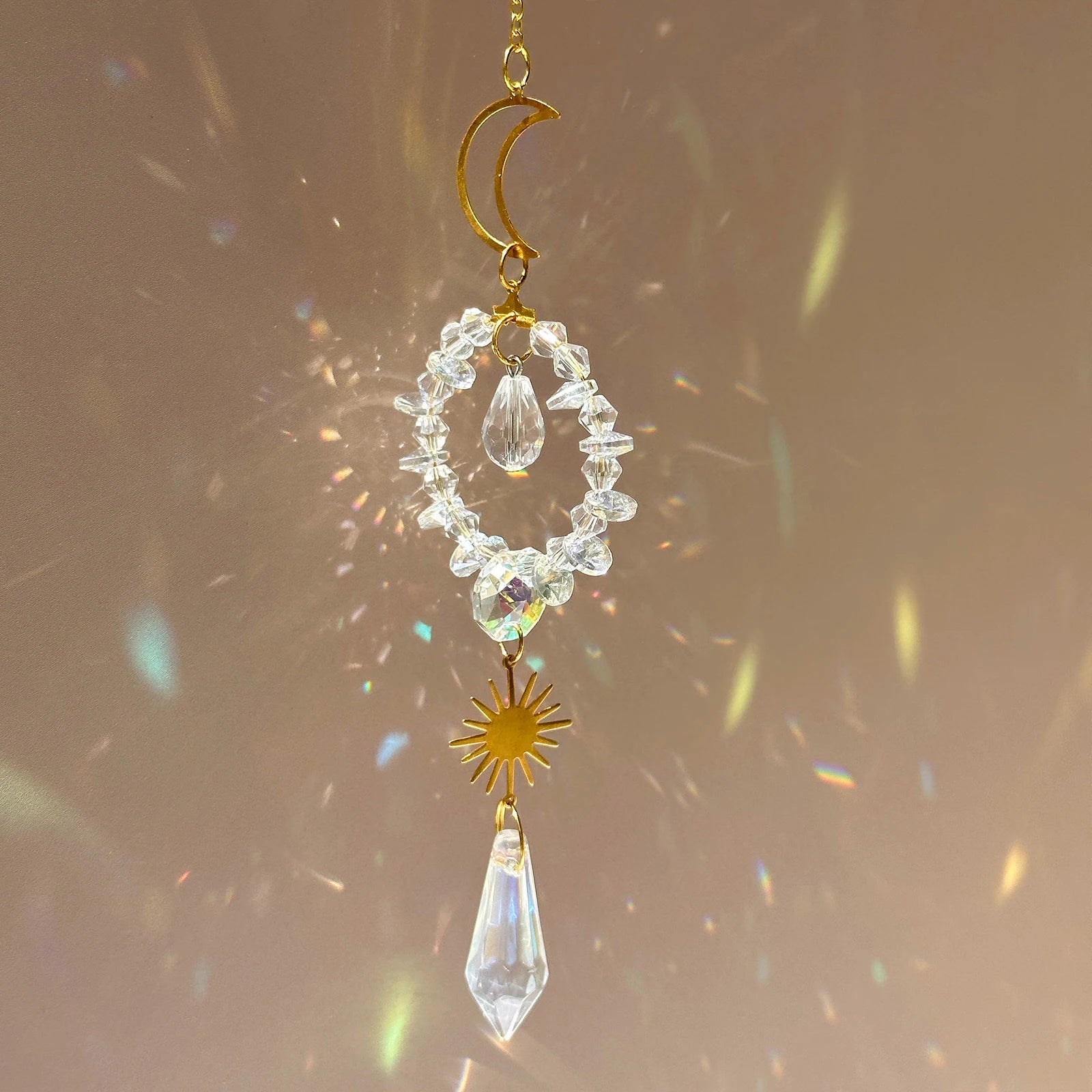 Radiant Crystal Suncatcher — Rainbow Light Maker
