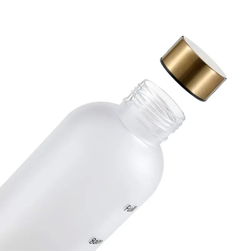 1L Time-Marker Water Bottle | Matte & Two-Tone Colors