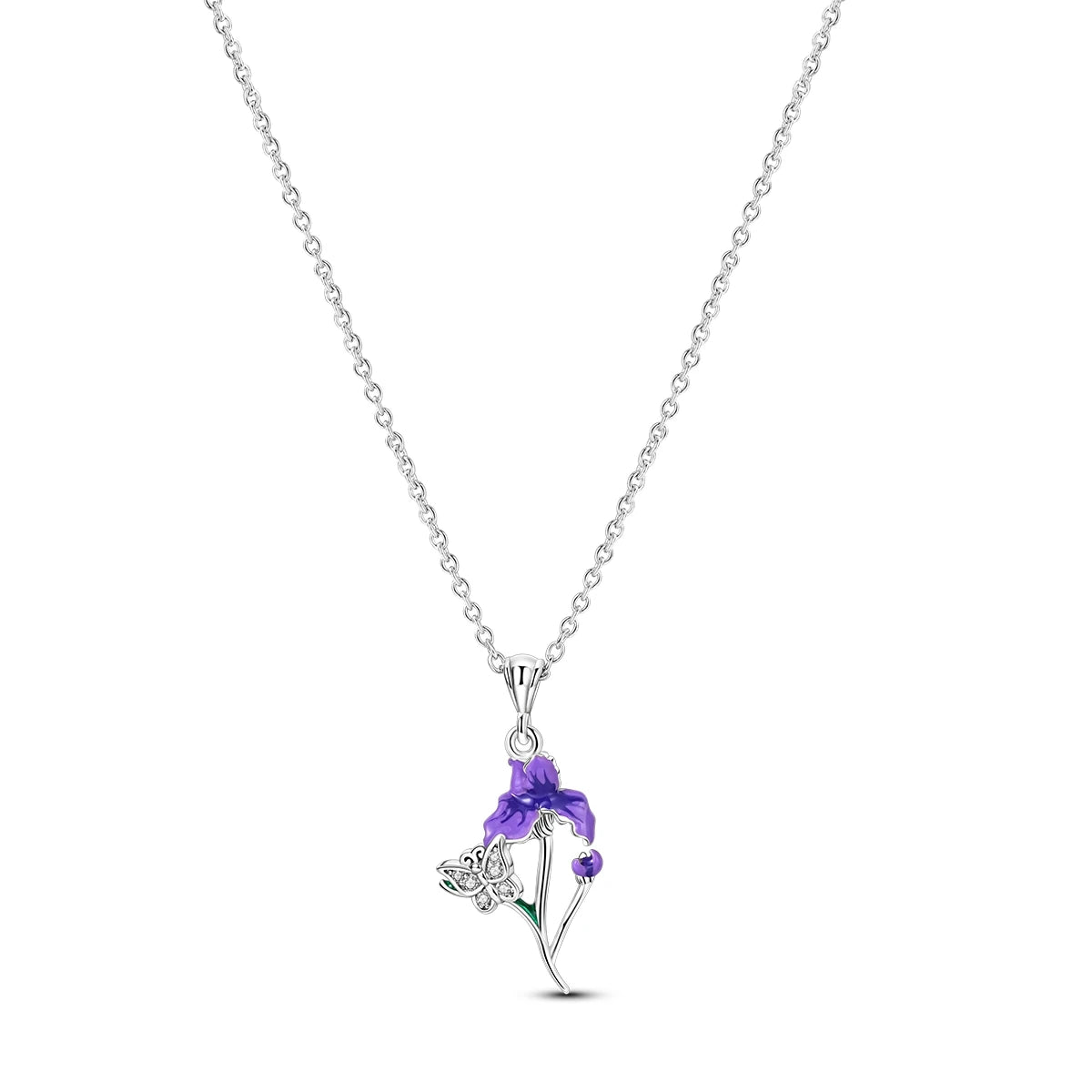925 Sterling Silver Crystal Pendant Necklace — Minimalist Spiritual Jewelry