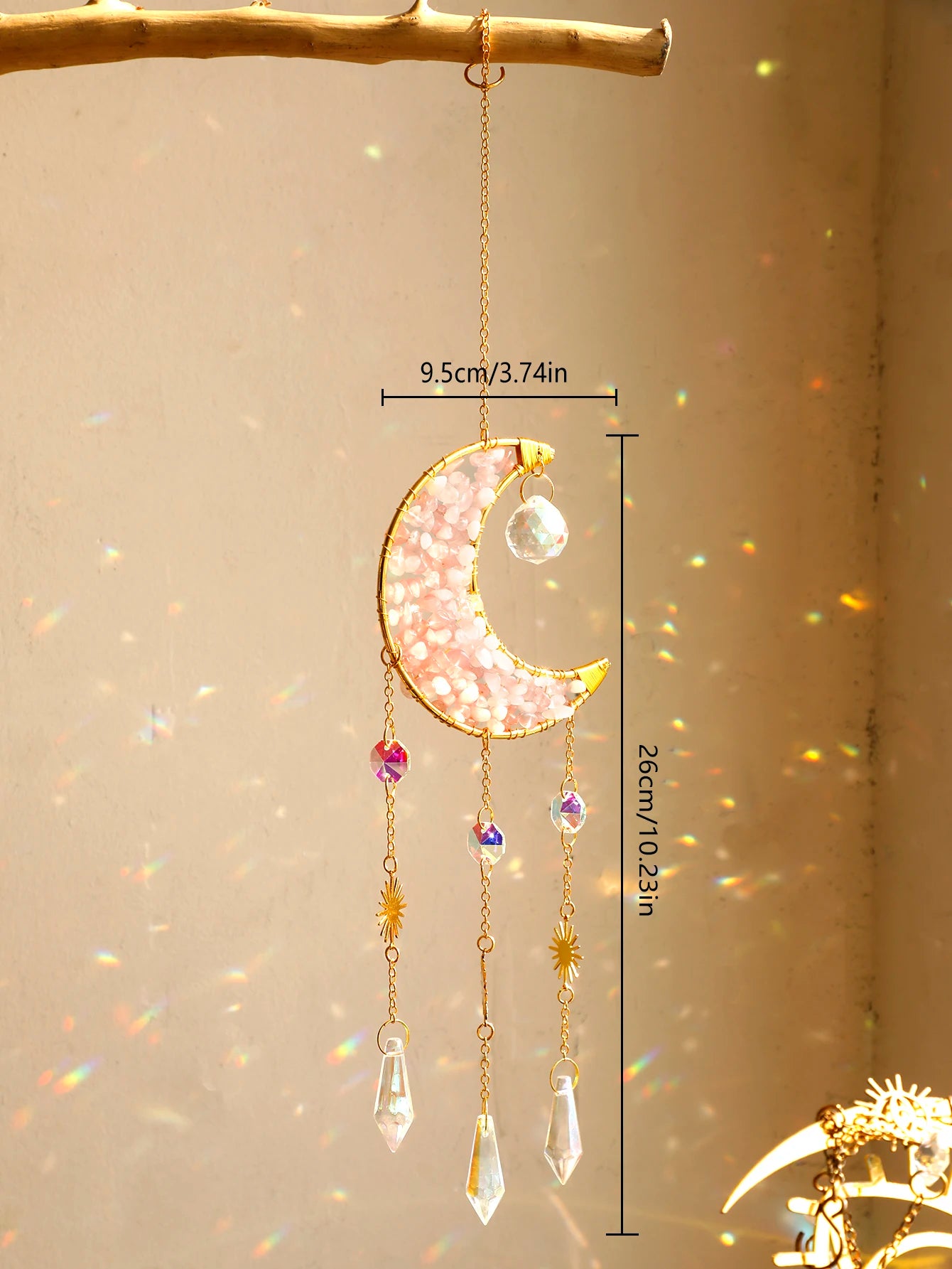 Crystal Moon Suncatcher