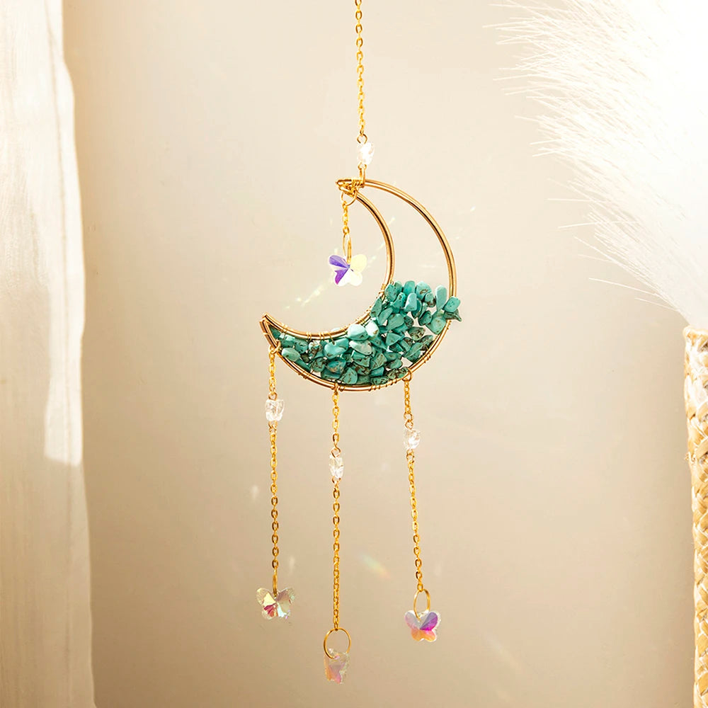 Crystal Moon Suncatcher