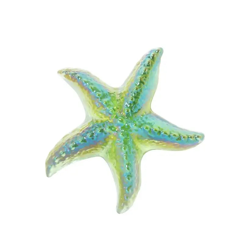 Glass Starfish Figurine | Colorful Coastal Decor