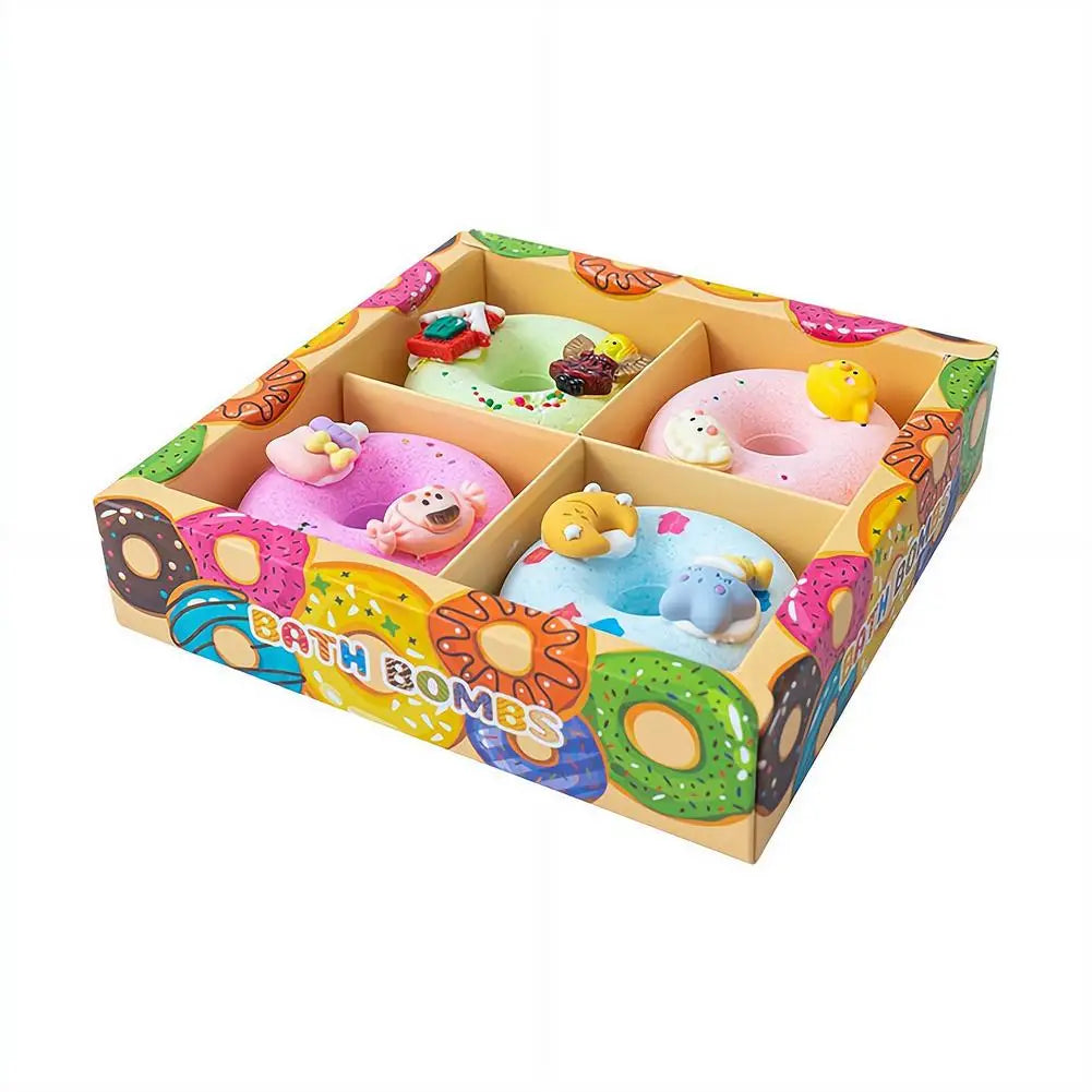 Donut Bath Bombs with Surprise Toys