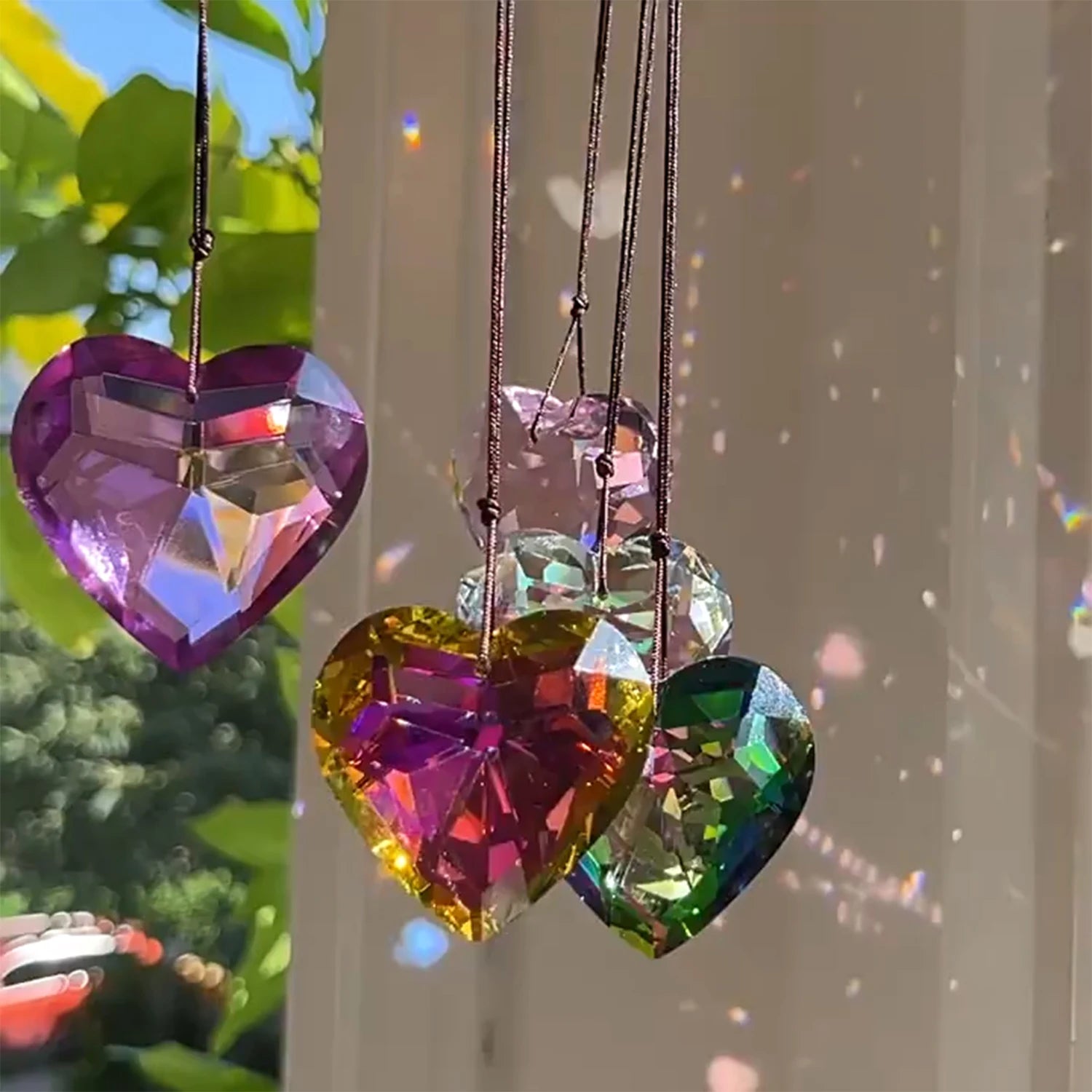 Heart Crystal Prism Suncatcher