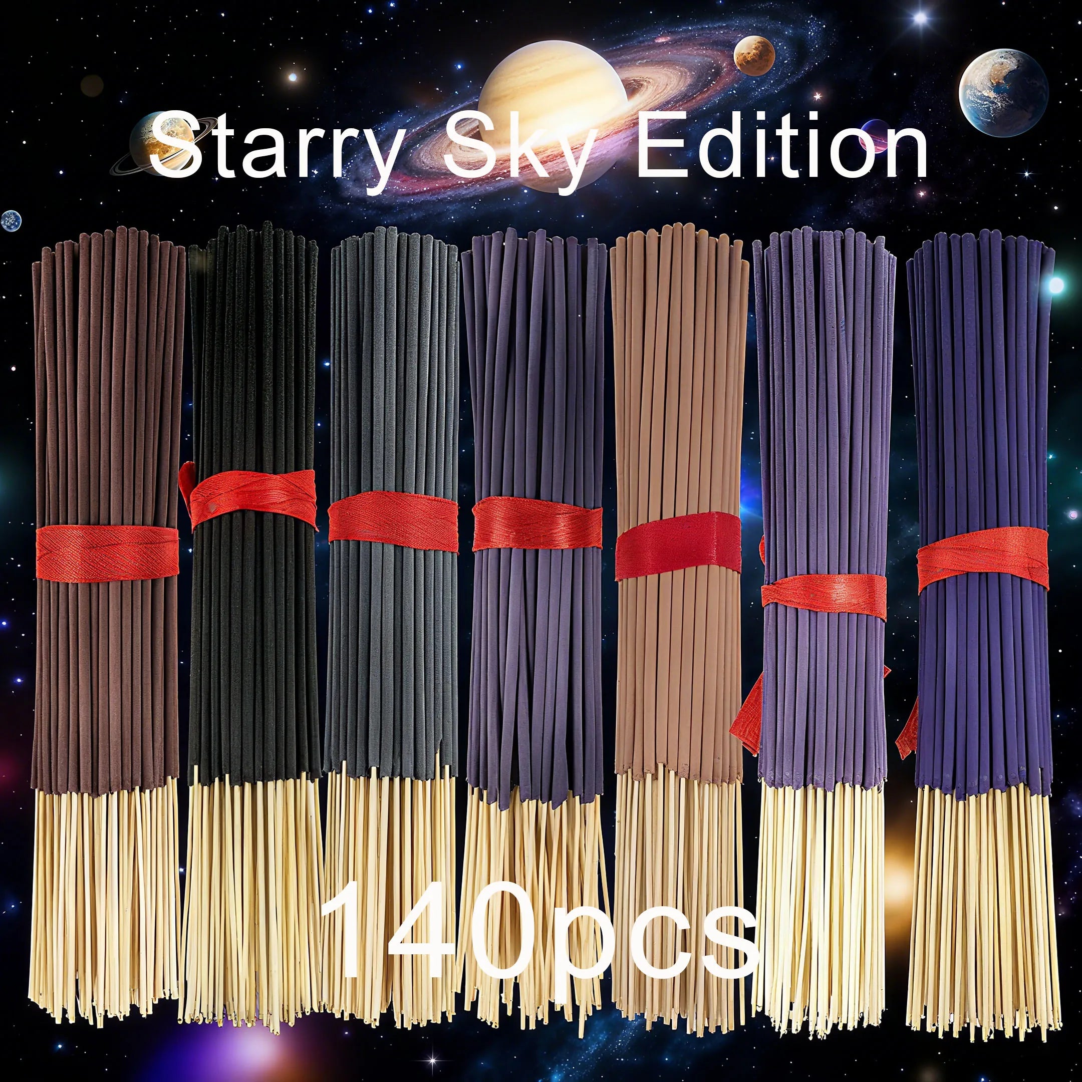 Incense Stick Bundle — 140 Sticks, 7 Scent Sets