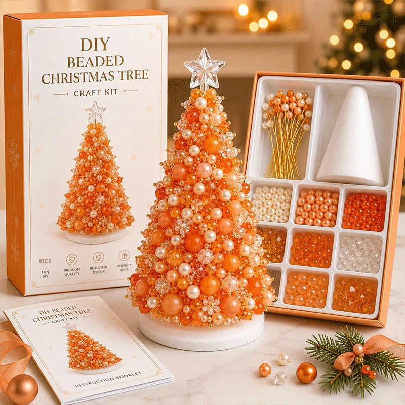 DIY Beaded Holiday Tree Kit | Christmas & Halloween Styles