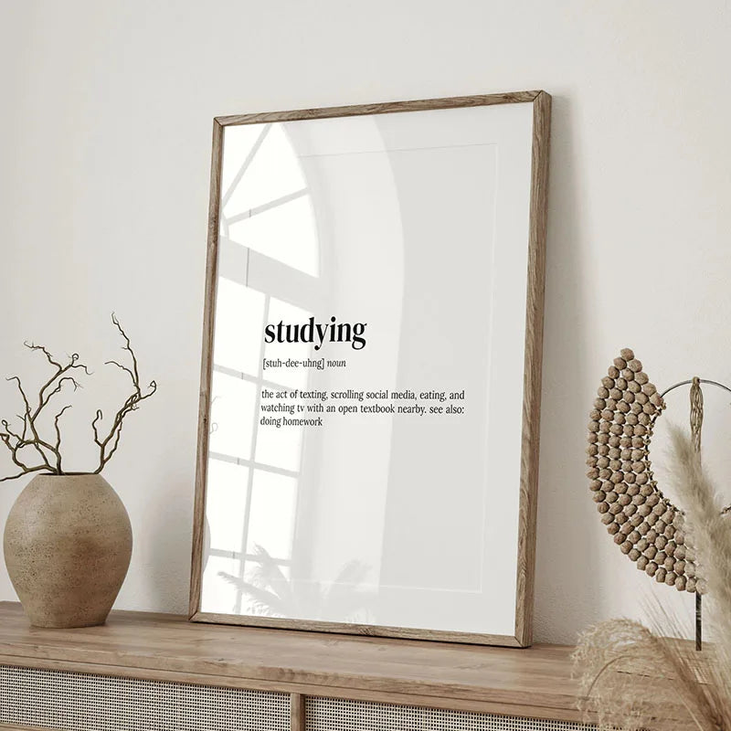 Motivational Quote Canvas Print | Minimalist Wall Art for Home & Office