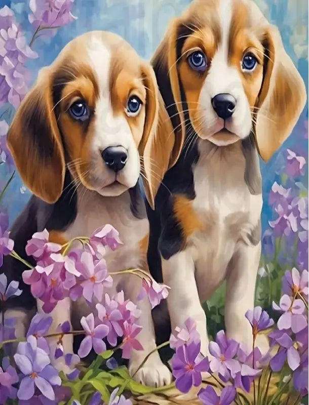Dog Diamond Painting Kit | Square or Round Drills