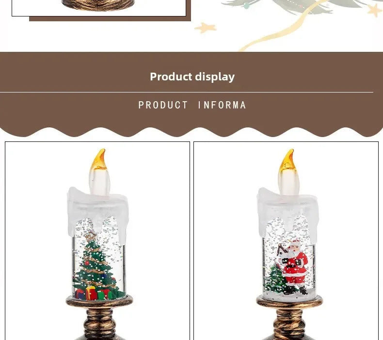 Christmas Candle-Style Lantern | 4 Festive Designs