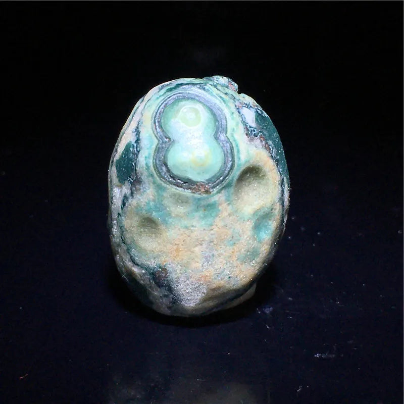 Mongolian Gobi Agate Eye Stone | Natural Raw Crystal Bead