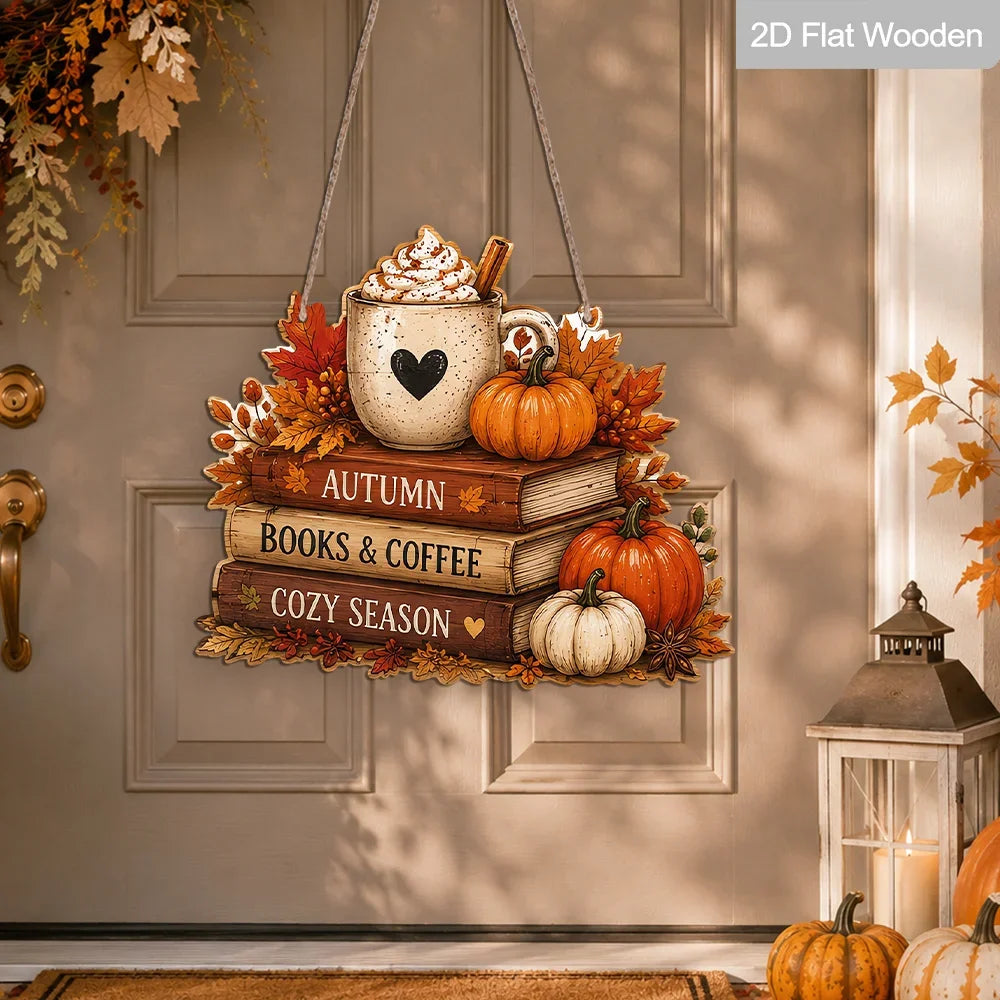 Coffee Corner Wooden Decor Sign | Flat 2D